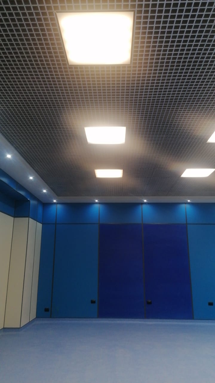 Освещение помещений детских мастерских ГБПОУ КК КМТ